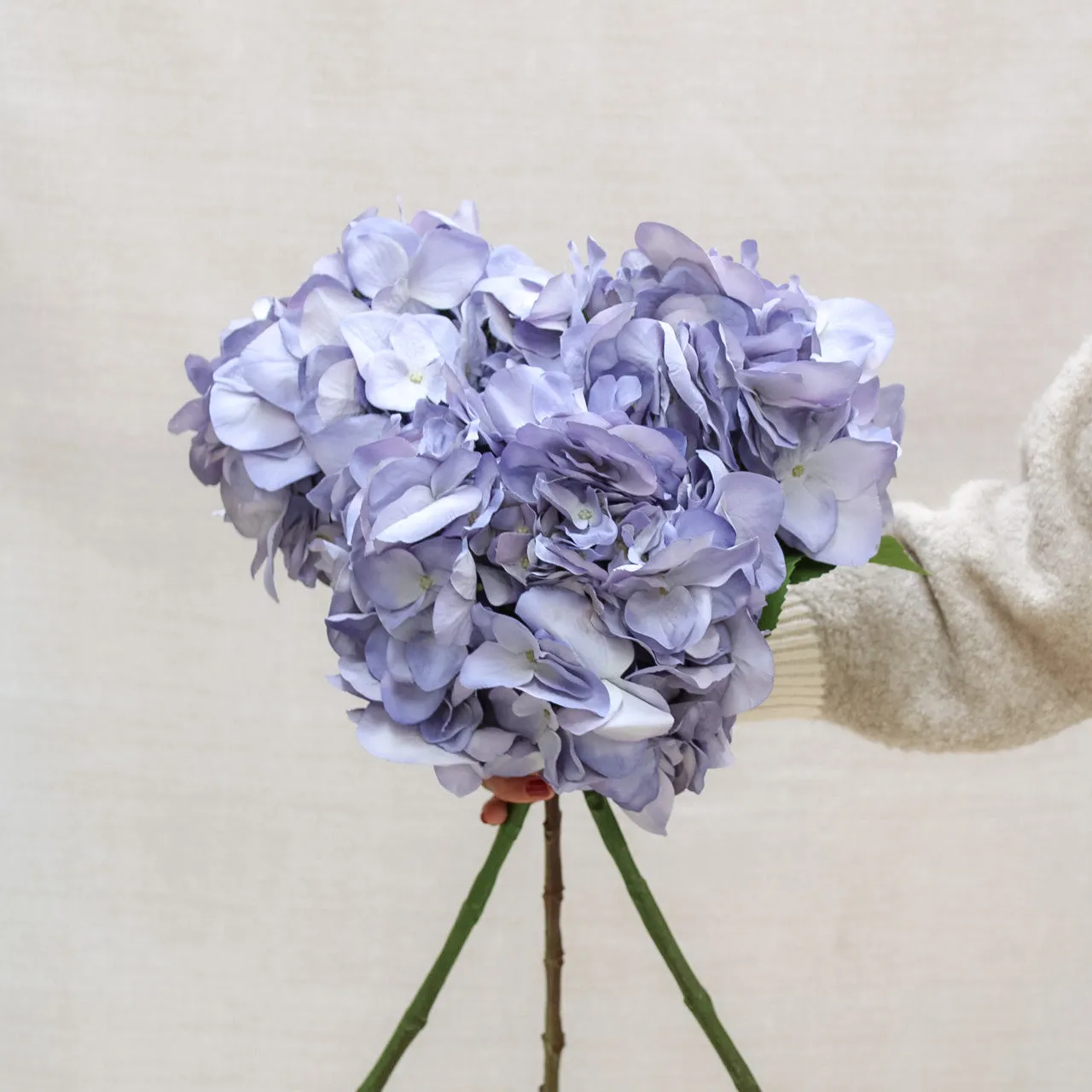 Faux Lilac Hydrangea