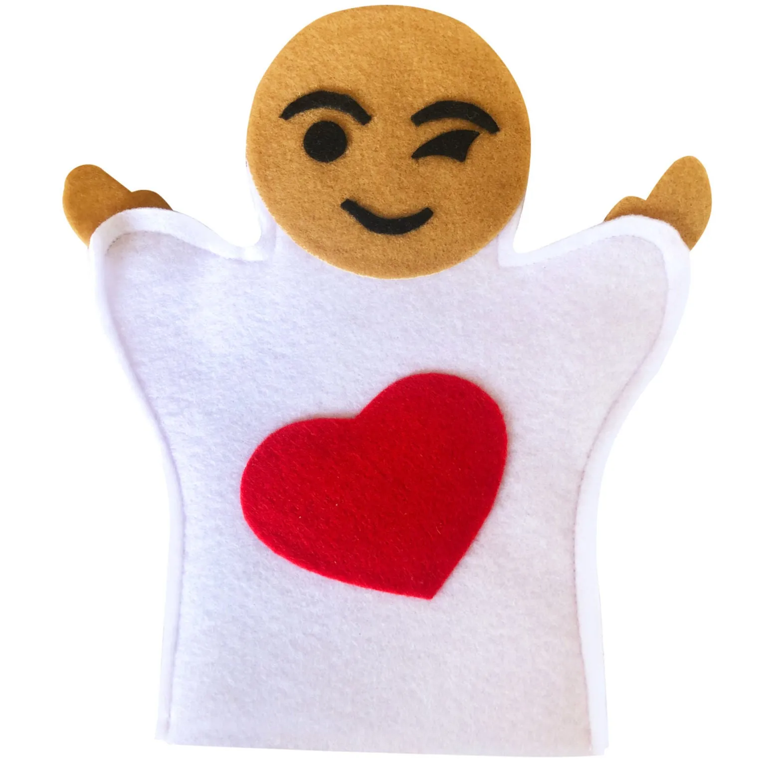 Felt Hand Puppet Set: Emotions 8pc