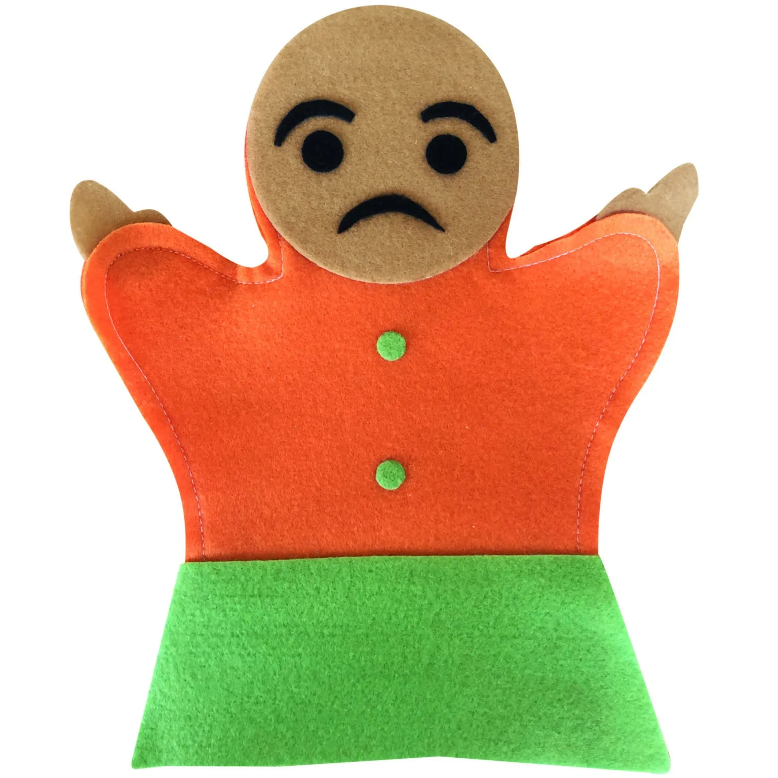 Felt Hand Puppet Set: Emotions 8pc