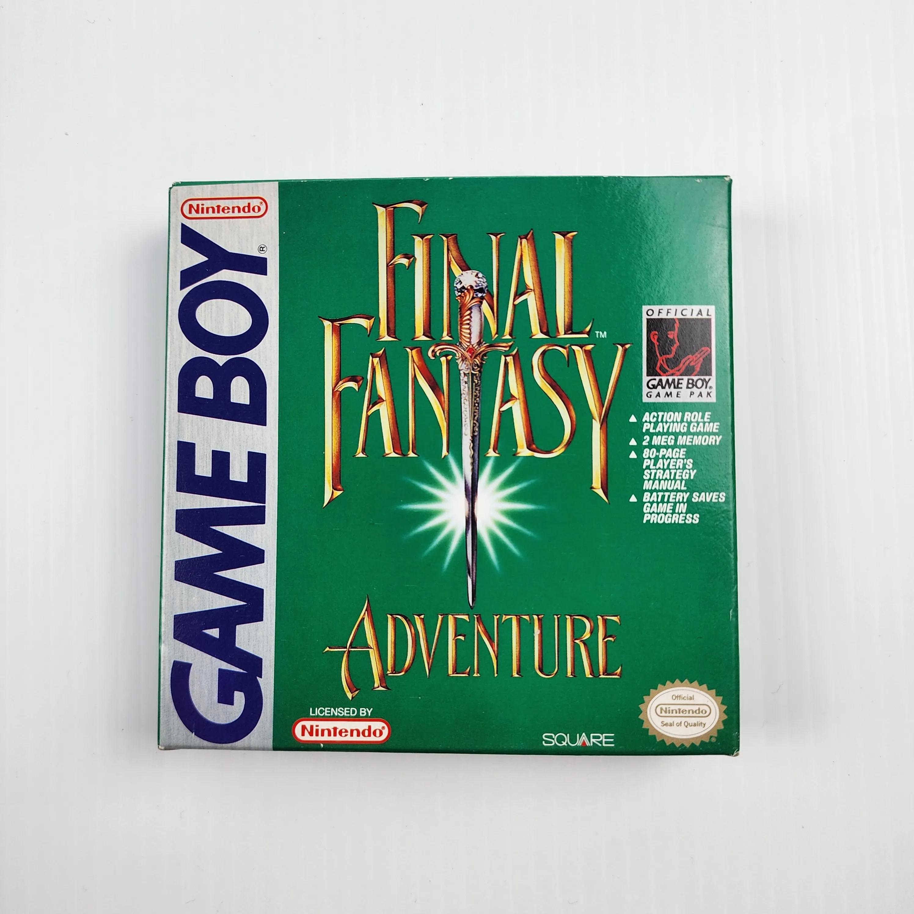 Final Fantasy Adventure - Gameboy Game - CIB - Complete in Box - Near Mint!