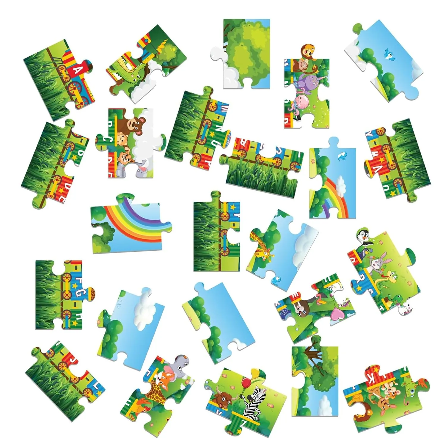 FLO Toys 6 Feet Puzzle Alphabet Floor Puzzle For Kids Ages 2 