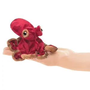 Folkmanis mini octopus finger puppet