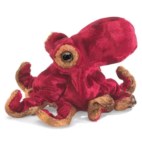 Folkmanis mini octopus finger puppet