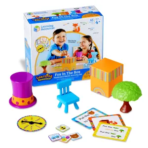 Fox in the Box Positional Words Activity Set