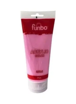 Funbo Acrylic Color Tube 200ml 19 Pink
