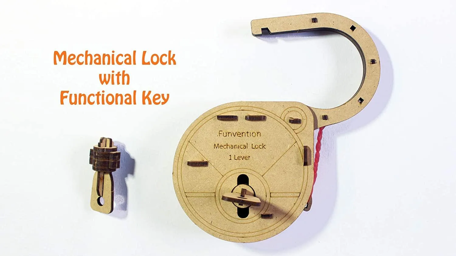 Funvention Mechanical Lock - DIY STEM base learning Utility kit