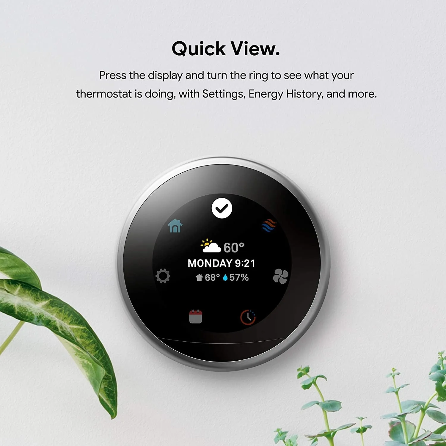 Google Nest Learning Thermostat - Programmable Smart Thermostat for Home - 3Rd Generation Nest Thermostat - Works with Alexa - Copper