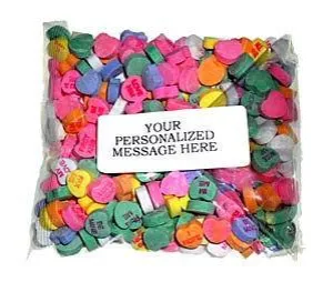 Hand Packed Small Conversation Hearts Bags