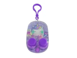 Handheld Water Ring Toss Game Keychain - Retro Pocket Toy
