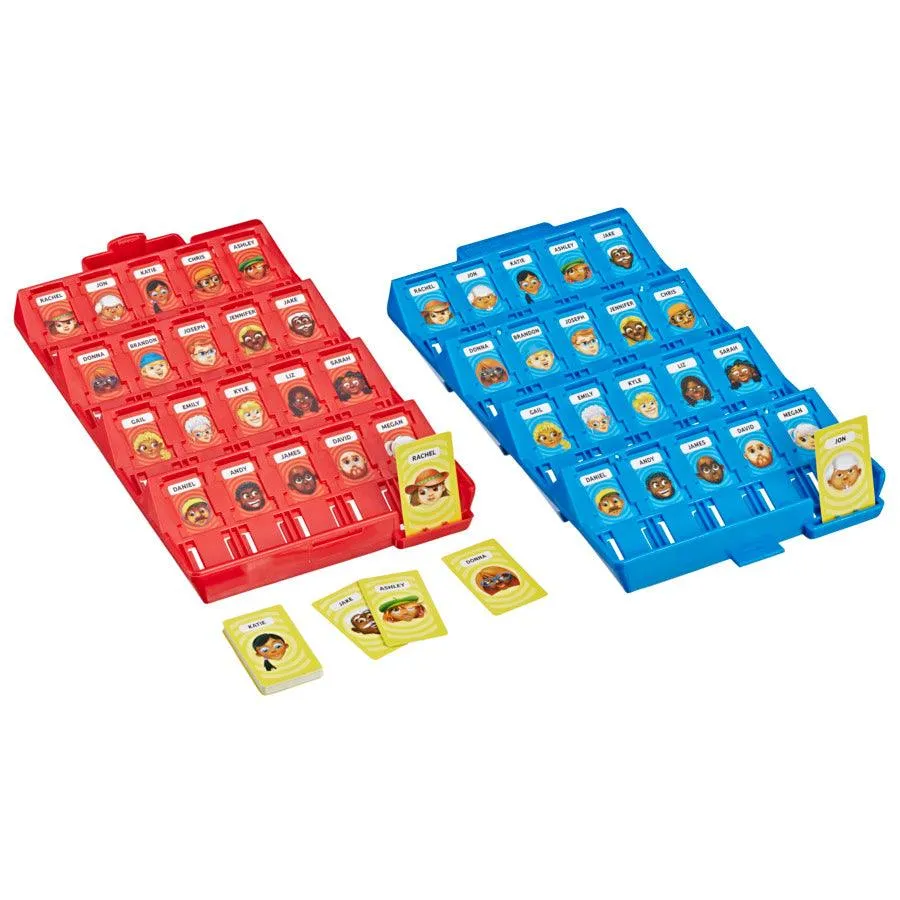 Hasbro Gaming Grab and Go Guess Who? Game for Kids Ages 6 and Up Portable 2 Player Game