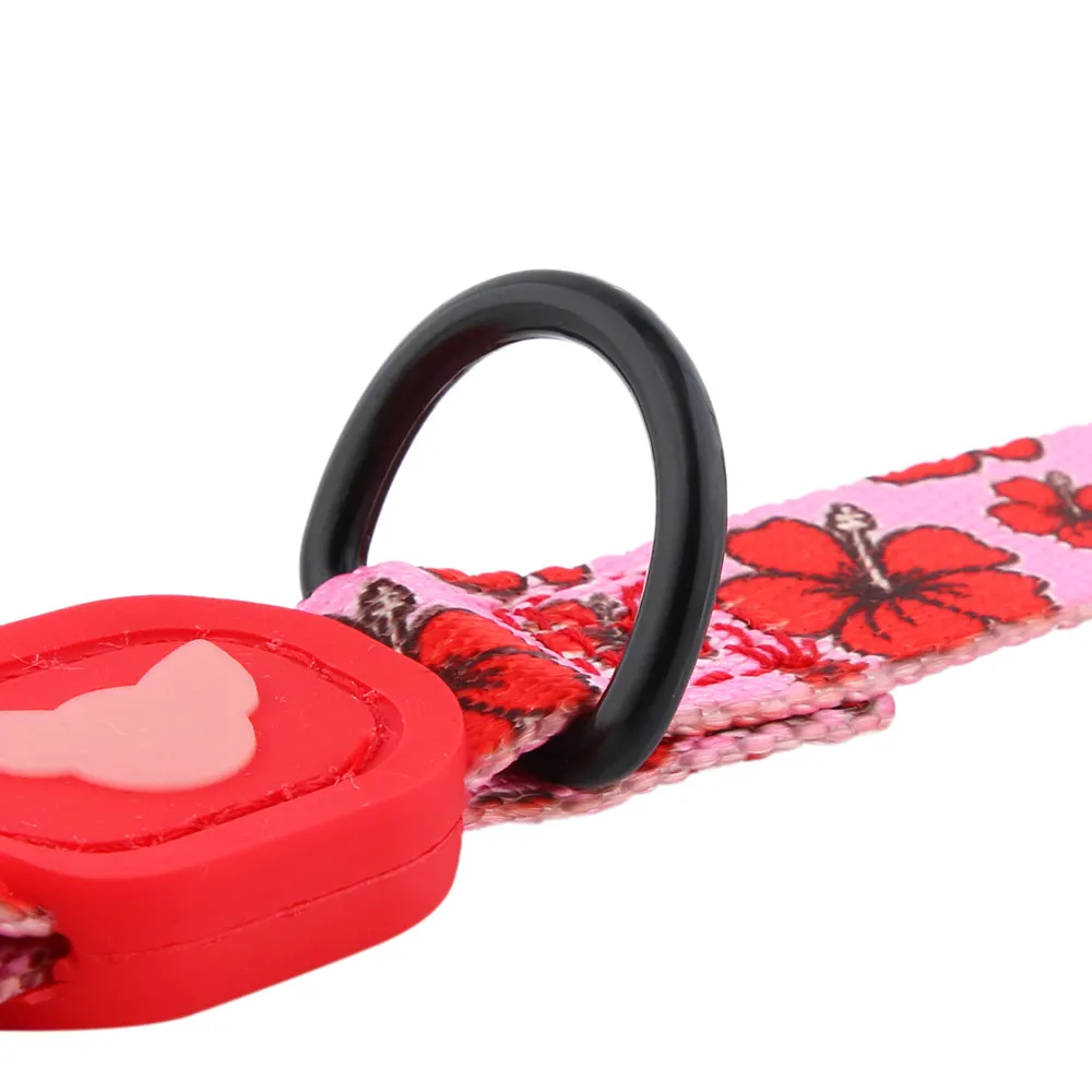 Jibara Amapola Floral Dog Collar | Perrandeo Jibaro Pawtriotico Collection