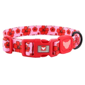 Jibara Amapola Floral Dog Collar | Perrandeo Jibaro Pawtriotico Collection