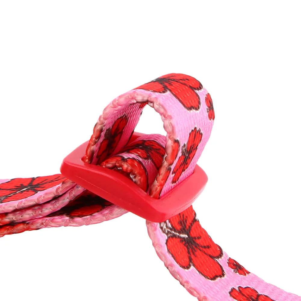 Jibara Amapola Floral Dog Collar | Perrandeo Jibaro Pawtriotico Collection