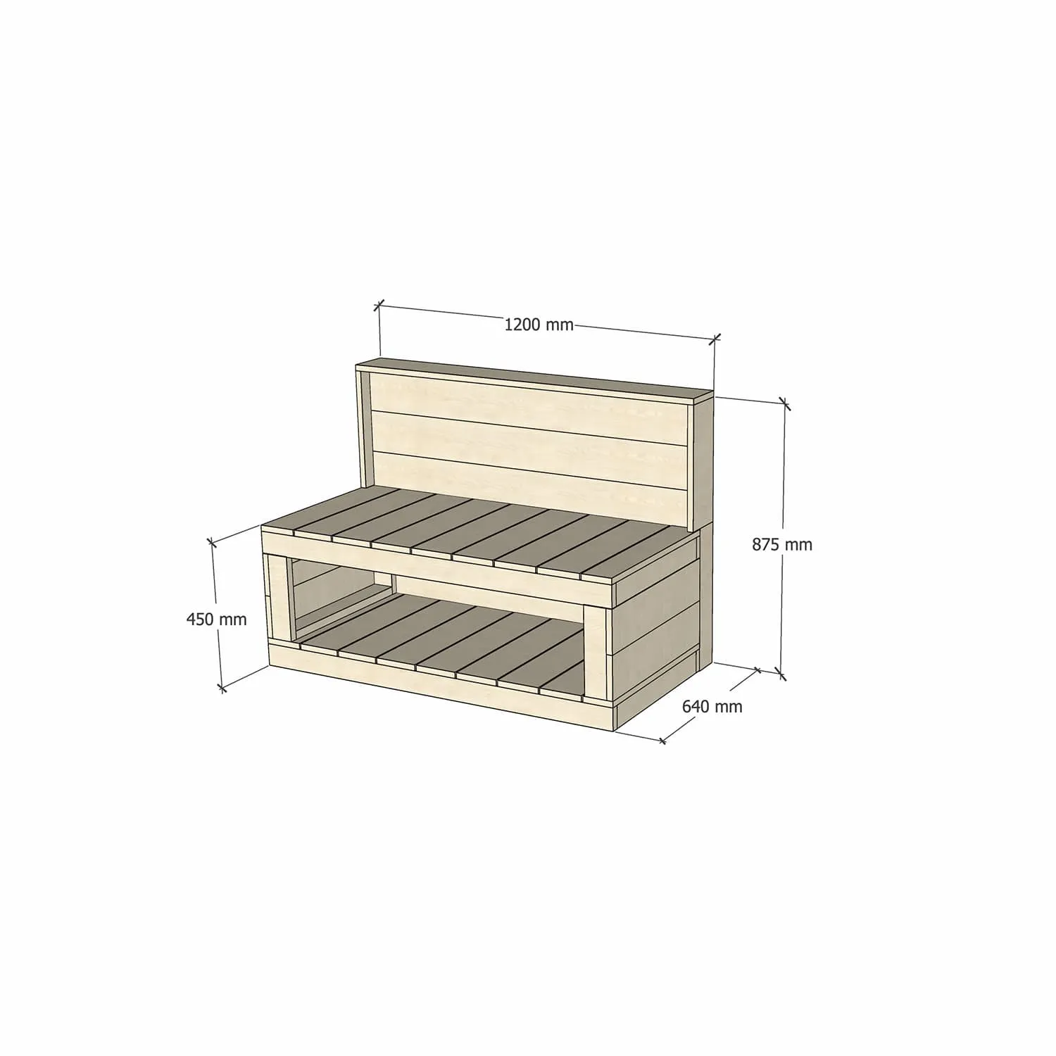 Kids' Wooden Workbenches - Best suited undercover