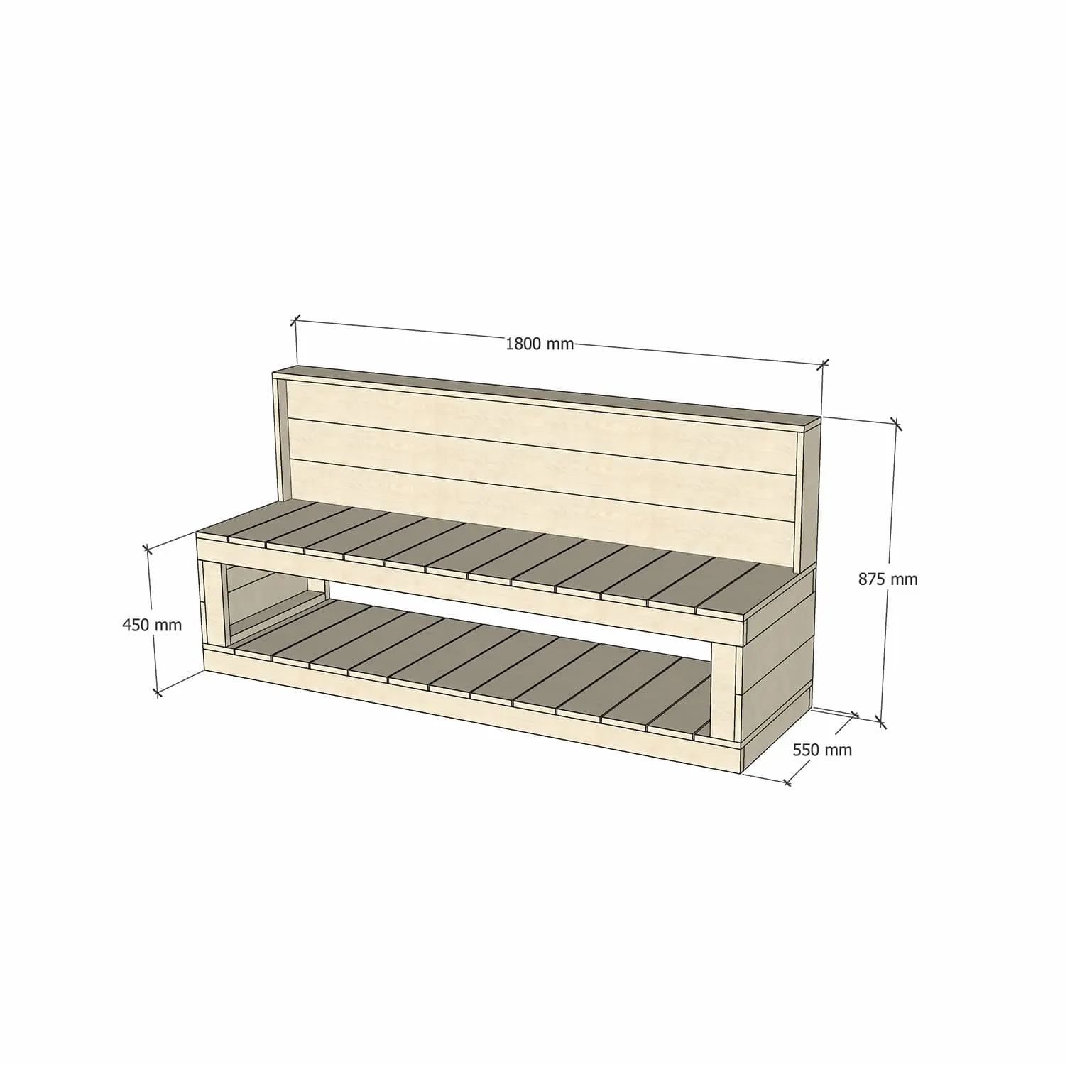 Kids' Wooden Workbenches - Best suited undercover