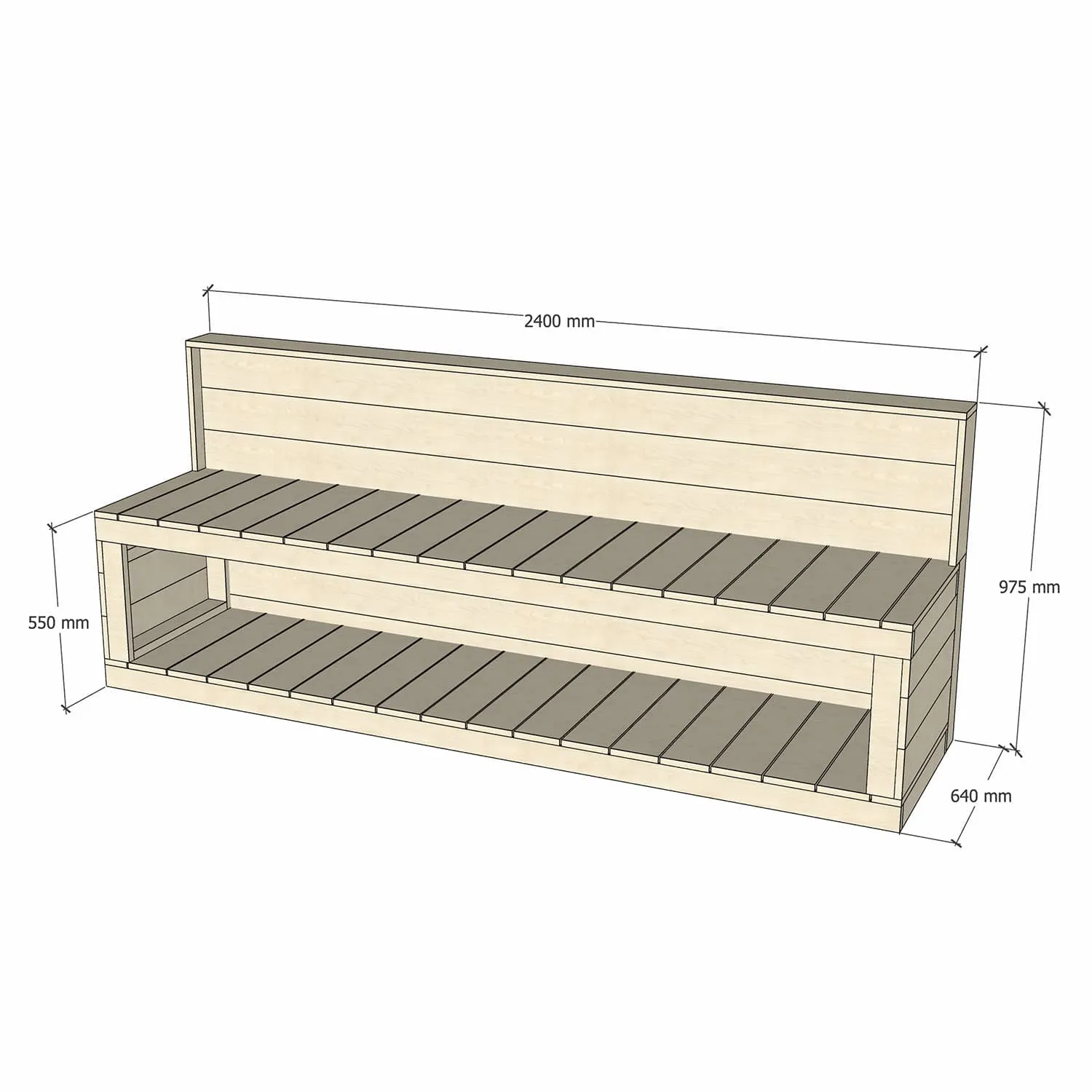 Kids' Wooden Workbenches - Best suited undercover