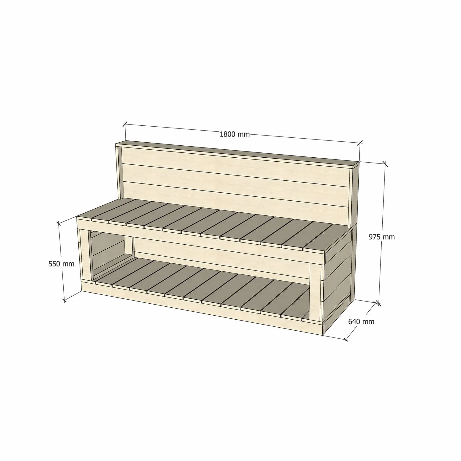 Kids' Wooden Workbenches - Best suited undercover