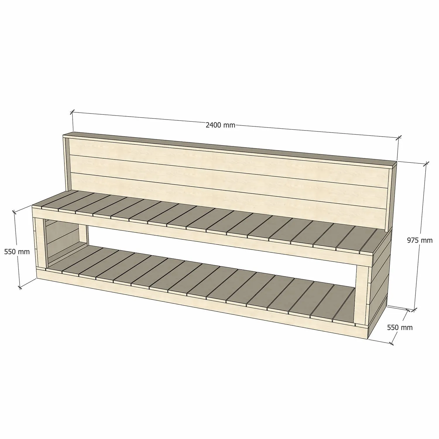 Kids' Wooden Workbenches - Best suited undercover