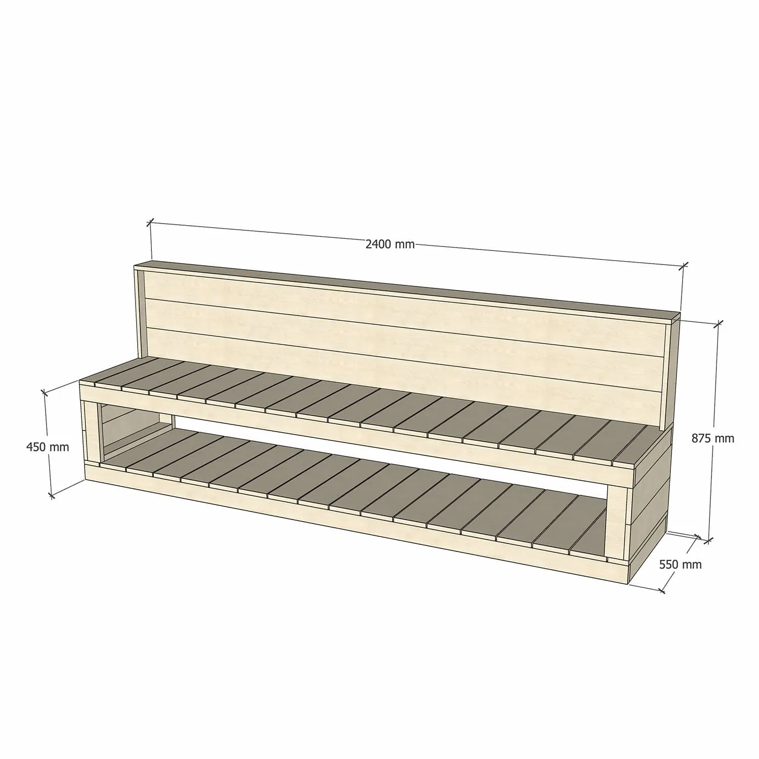 Kids' Wooden Workbenches - Best suited undercover