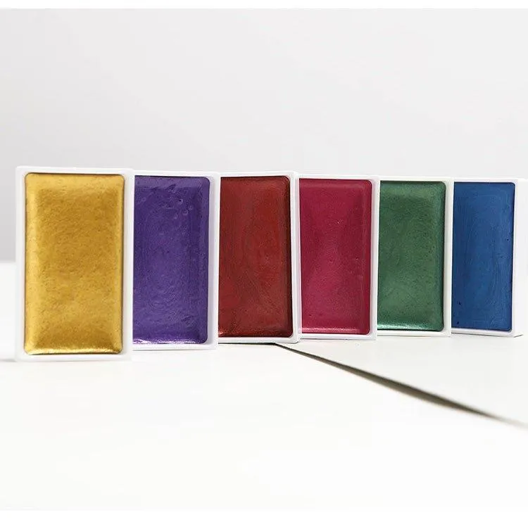 Kuretake GEM COLORS Bright Color 6-Color Set MC20GC/6V Painting Tools