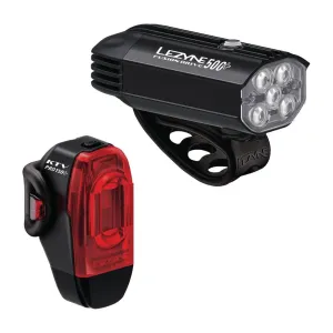 LEZYNE Fusion Drive 500  and KTV Drive Pro  Bicycle Light Pair