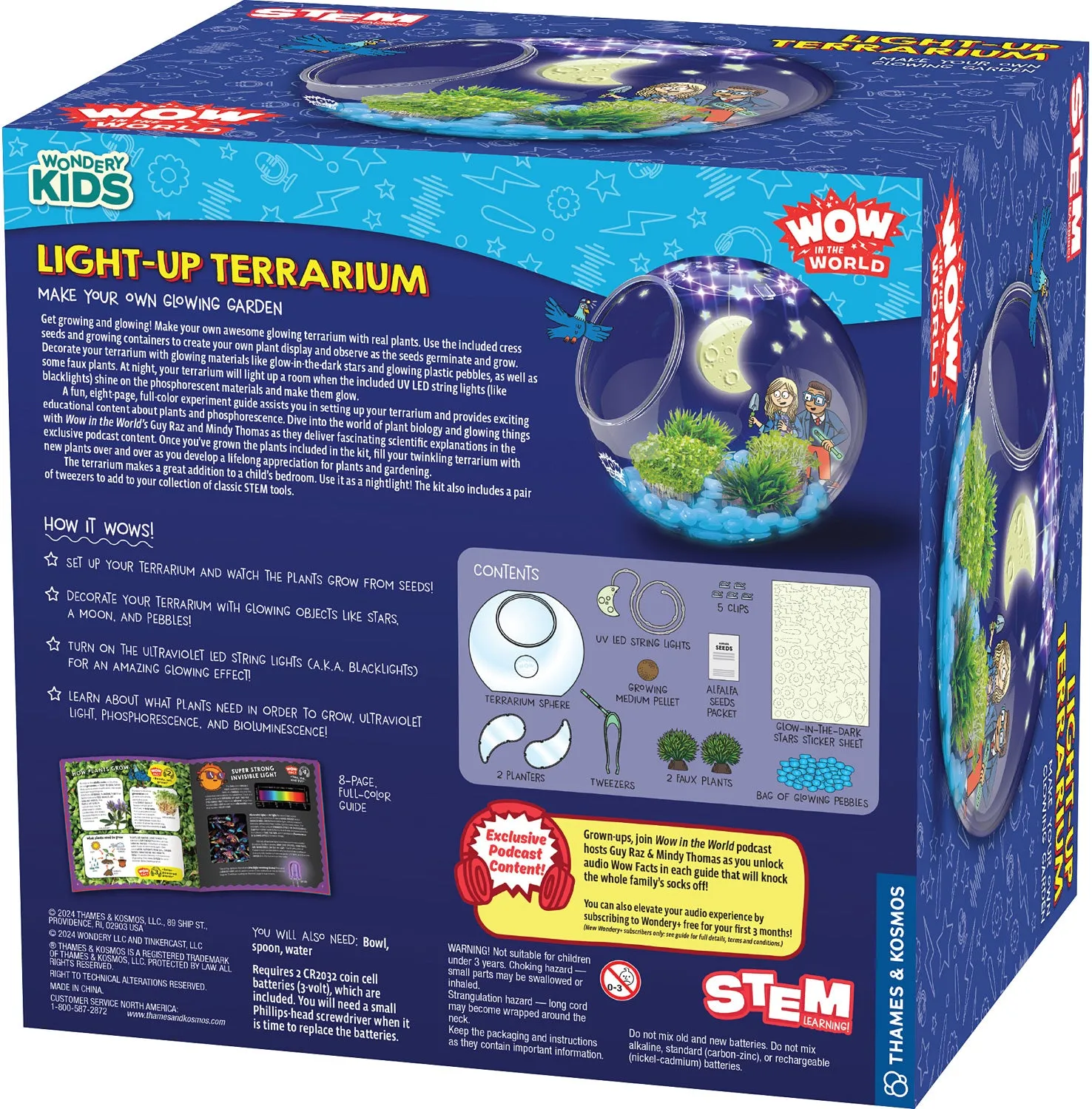 LIGHT UP TERRARIUM WONDERY KIDS
