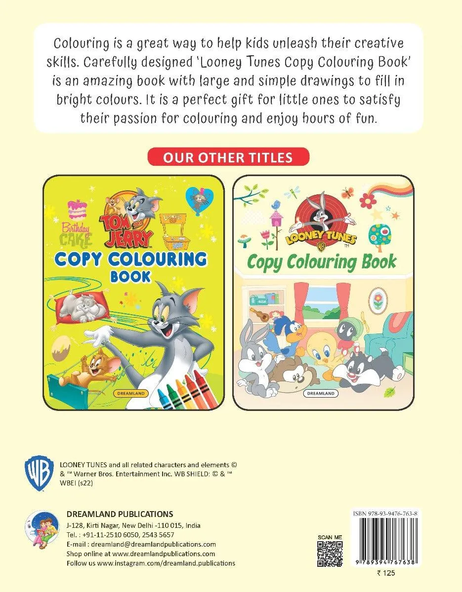 Looney Tunes Copy Colouring Book 2 - A Drawing & Activity Book for Kids Ages 2  (English)