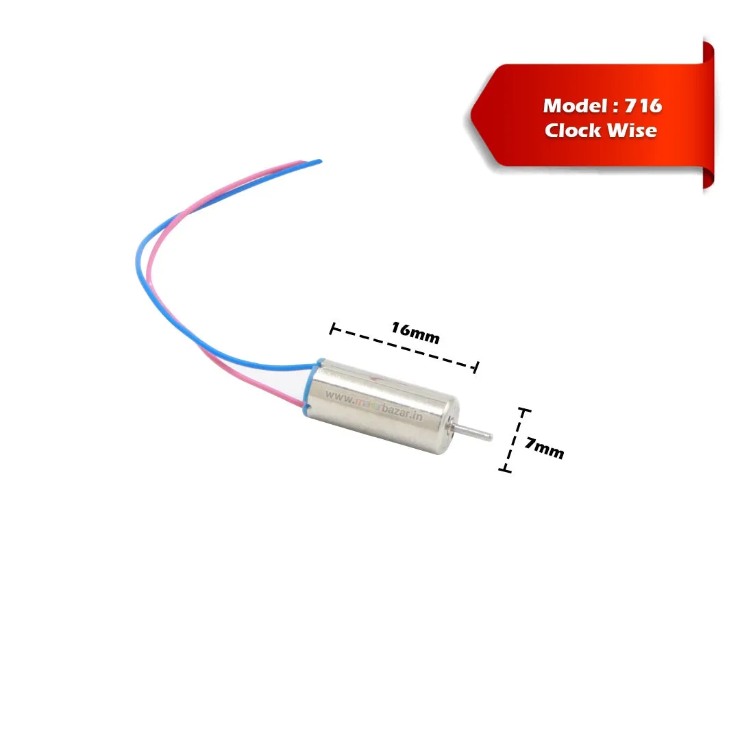 (Low Cost) Magnetic Micro Coreless Motor for Drones/Quadcopters/RC