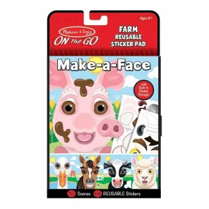 Make a Face Farm Reusable Sticker Pad