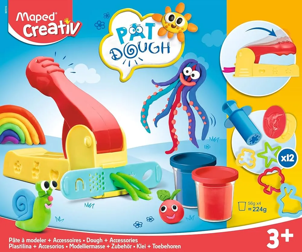 Maped Creative Modeling Dough 4 Colors Set