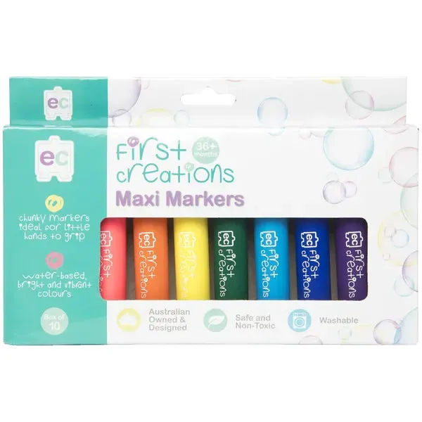 Maxi Markers Box of 10