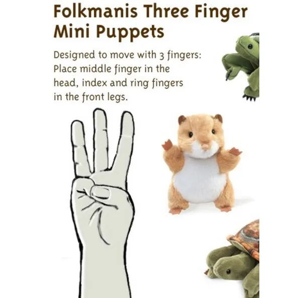 Mini Hamster Finger Puppet