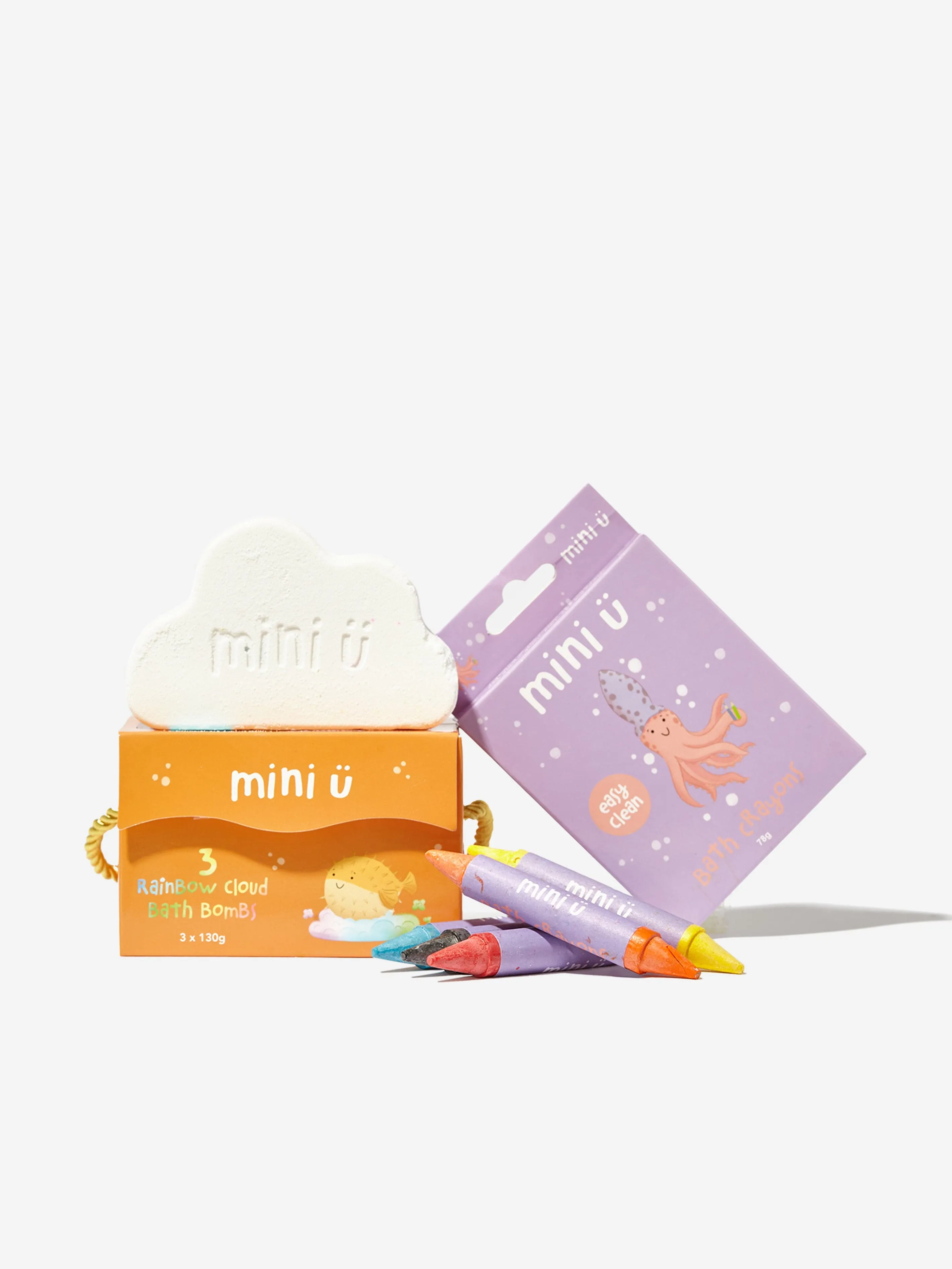 Mini U Kids Crayons and Cloud Gift Set in Multicolour