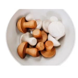 Mushroom set of 10 (natural)