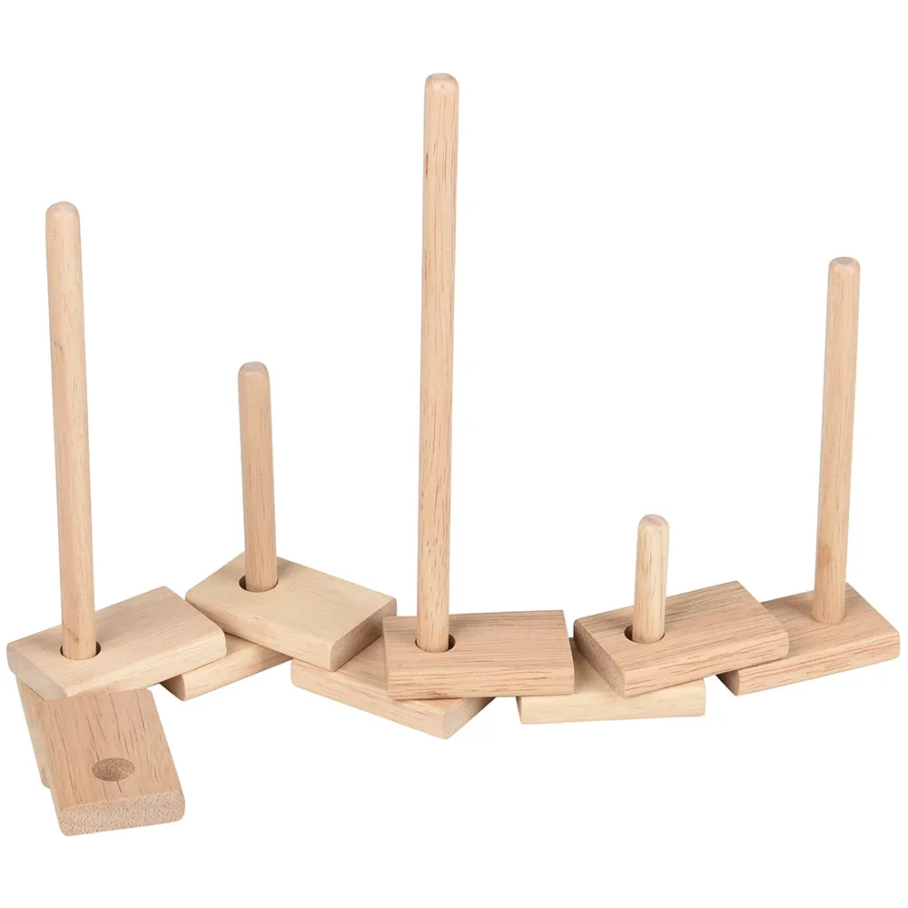 Natural Geo Stacker | 20-Piece Wooden Eco-Friendly Set