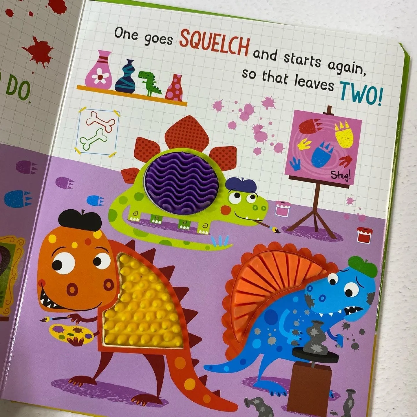 Never Touch the Dinosaur - Counting Board Book