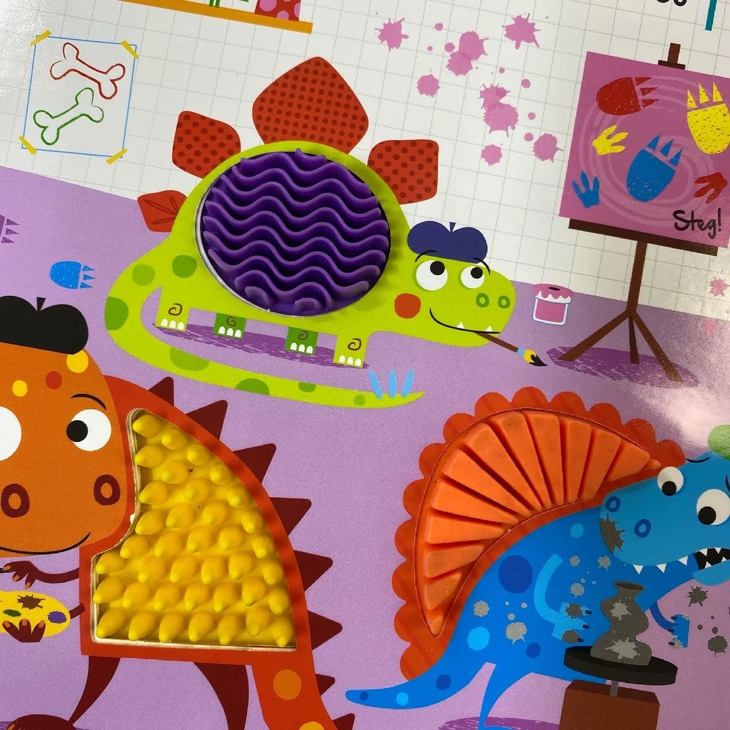 Never Touch the Dinosaur - Counting Board Book