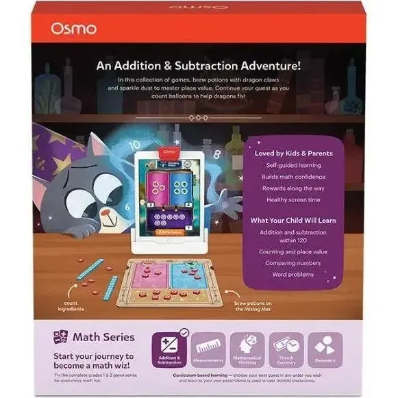 Osmo Math Series Wizard And The Magical Workshop For iPad And Fire Tablet