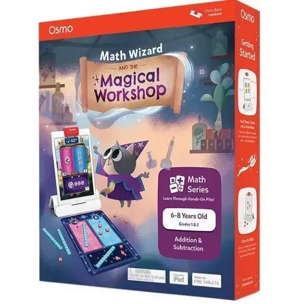 Osmo Math Series Wizard And The Magical Workshop For iPad And Fire Tablet