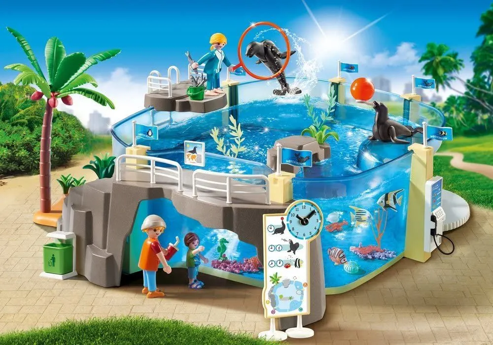 Playmobil Family Fun Aquarium Building Set
