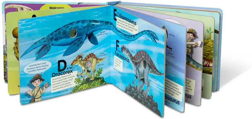Poke-a-Dot - Dinosaurs A to Z Board Book