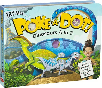 Poke-a-Dot - Dinosaurs A to Z Board Book