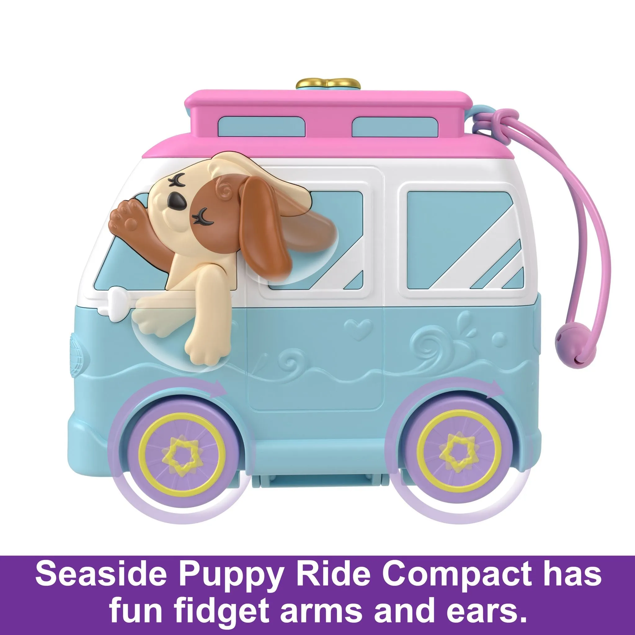 Polly Pocket Big Pocket World Seaside Puppy Ride Compact