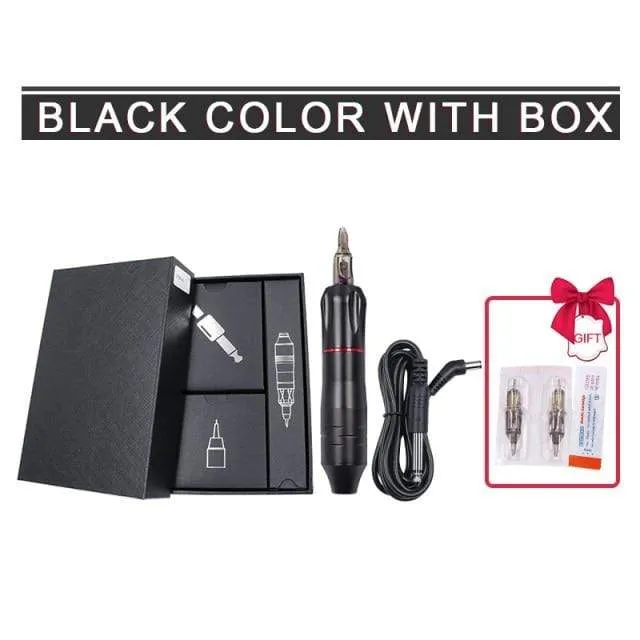 Professional Tattoo Machine Kit TP-5 Power Supply Tattoo Rotary Gun Digital Dual LCD Display Cartridges For Tattoo Artist Gift