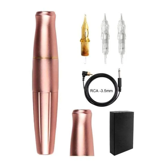 Rotary Tattoo Machine Pen Set Tattoo Kit Permanent Makeup Machine Eyebrow Tattoo Pen Gun Machine PMU Machine Pen
