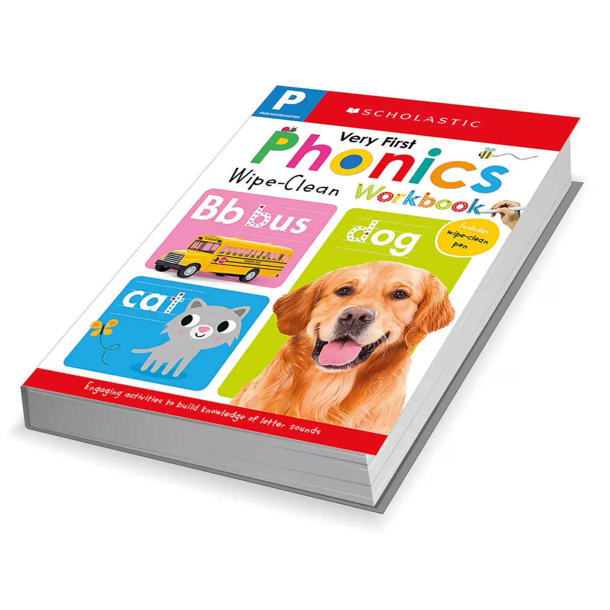 Scholastic Early Learners - Prekindergarten My First Phonics  (Wipe-Clean Workbook)