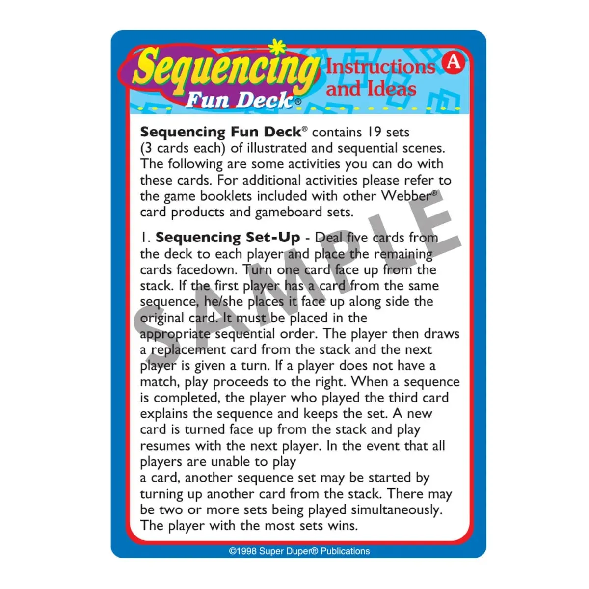 Sequencing Fun Deck