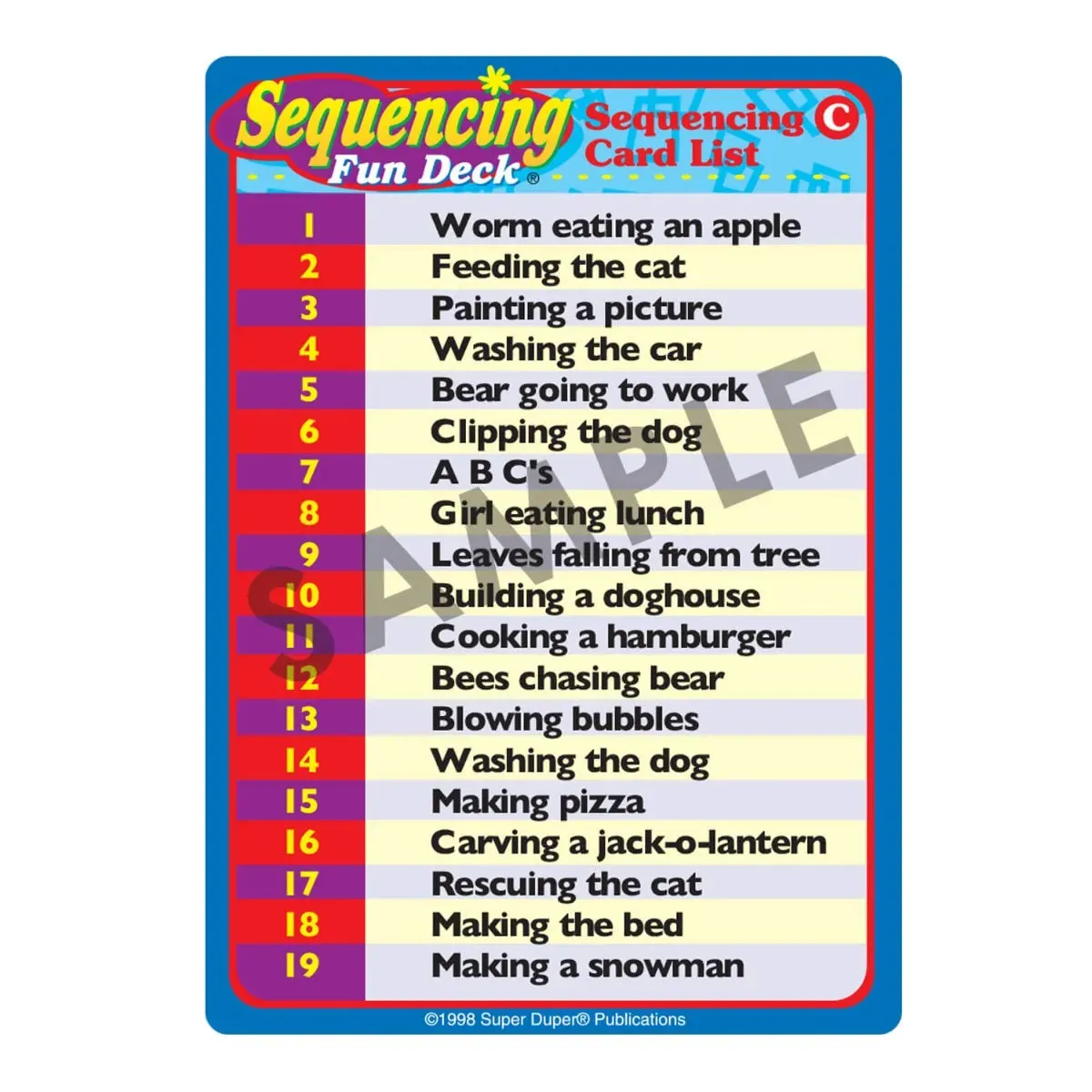 Sequencing Fun Deck