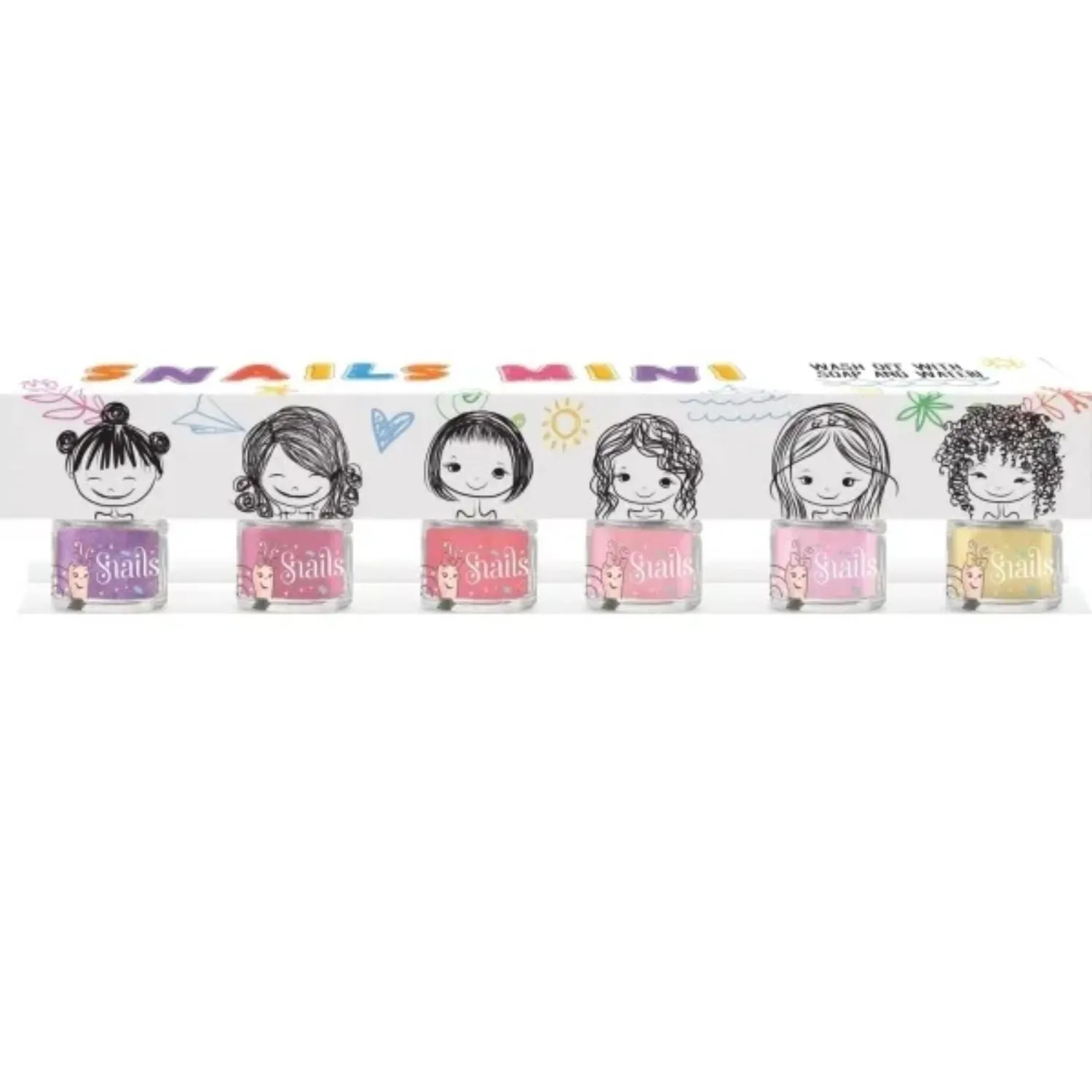 SNAILS Nail Polish Mini 6 Pack