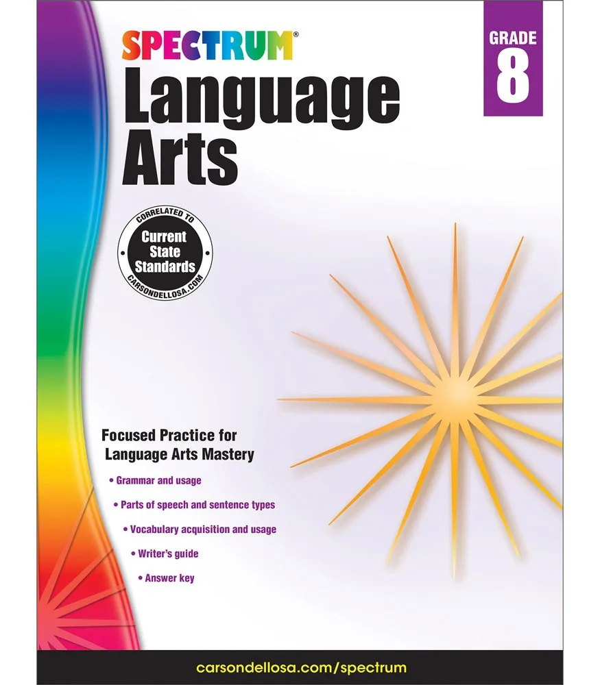 Spectrum Language Arts Grade 8